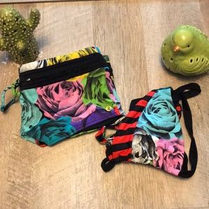 Volcom Juniors Floral Bikini Set